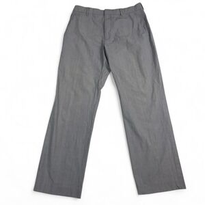 Banana Republic Mens 34x32 Gray‎ Glen Plaid Pants Dark Academia Preppy Old Money
